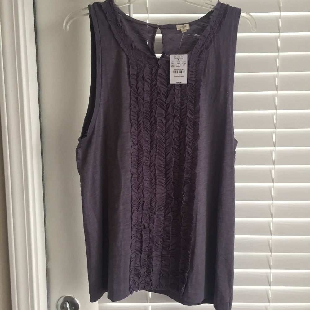 J Crew Sleeveless Top, size L